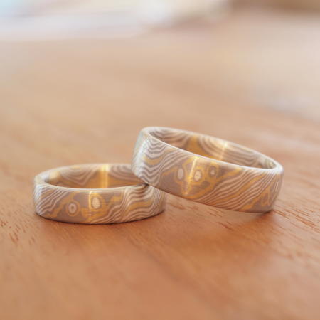 Mokume Gane Ringe